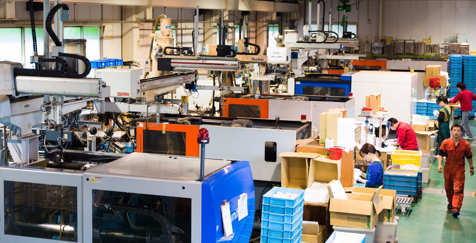 岡本化成の製造体制